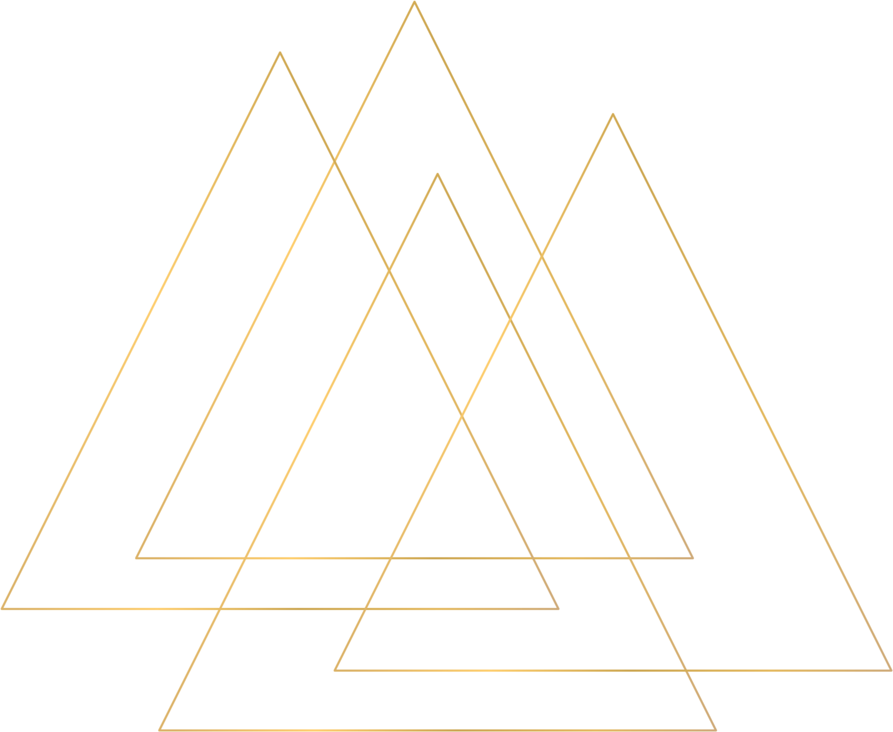 Triangle geometry gold style